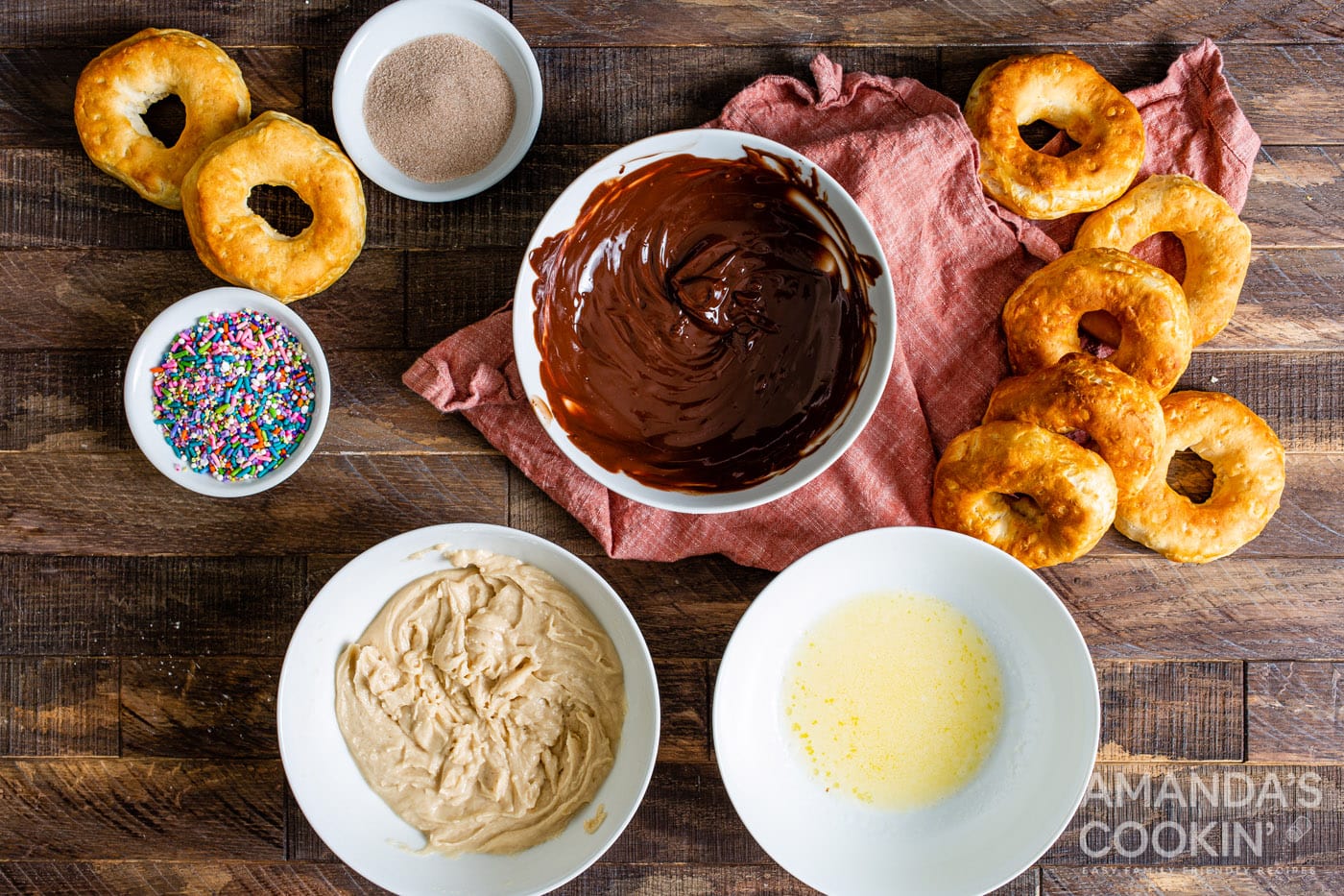 donut toppings in bowl