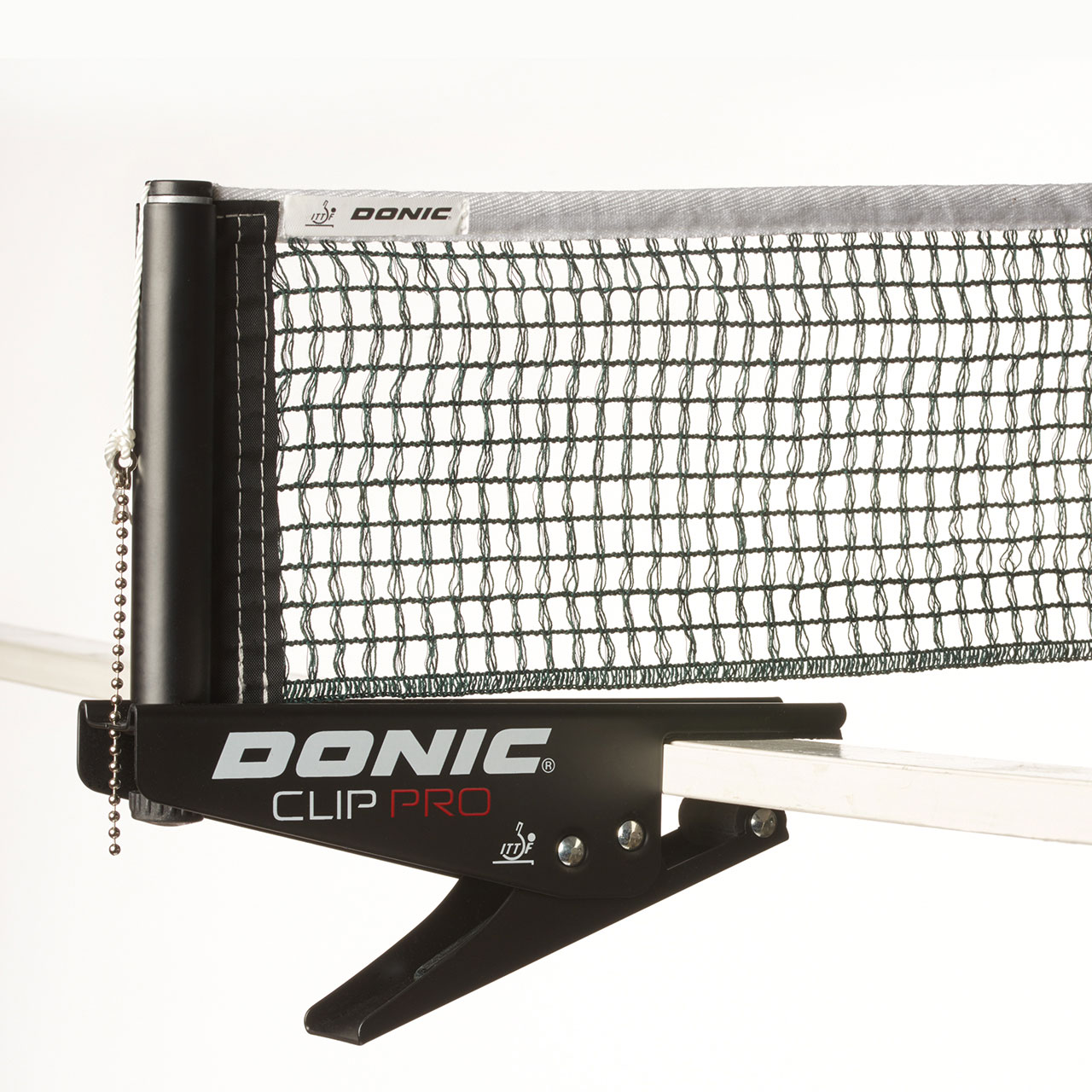 donic-net_clip_pro_black_green-web DONIC Tischtennis Netz Clip Pro schwarz-grün