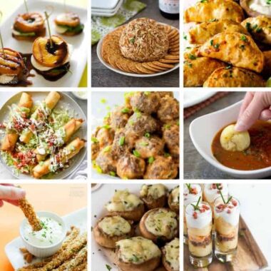 Party Appetizers for any gathering or social event!