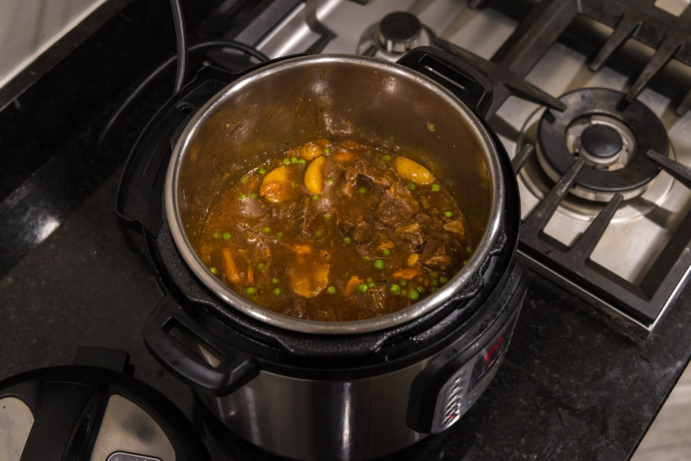 instant pot beef stew on the stove