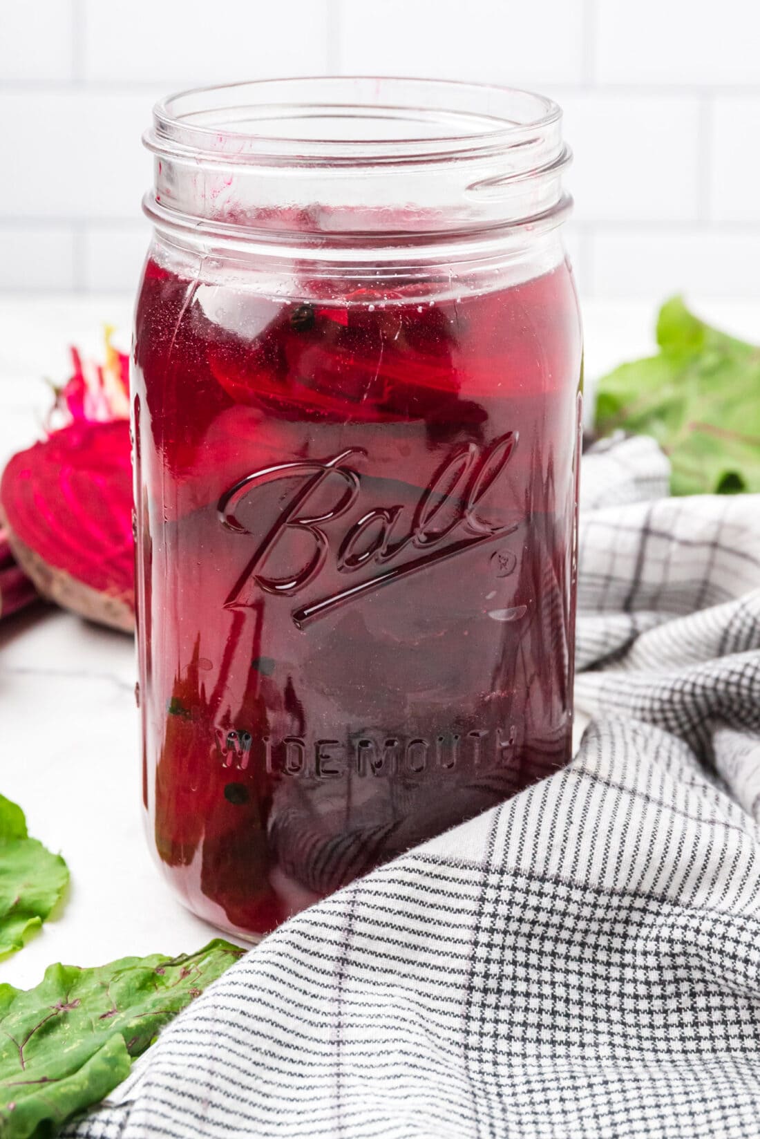 Pickled Beets in a jar