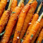 pile of cooked carrots